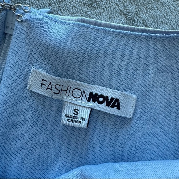 Fashion Nova Lilac Mini Silk Dress - Picture 6 of 8